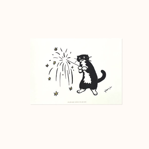 [ Huginn&Muninn ] Postcard - Fireworks