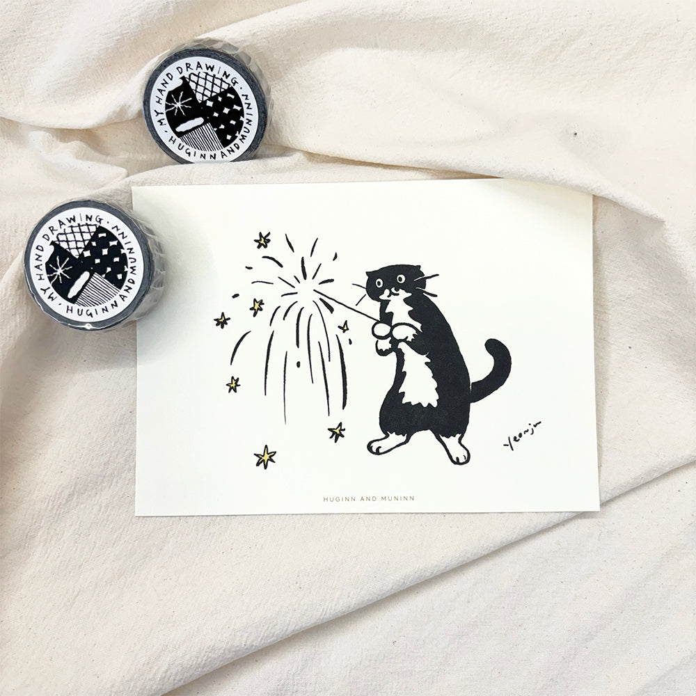 [ Huginn&Muninn ] Postcard - Fireworks