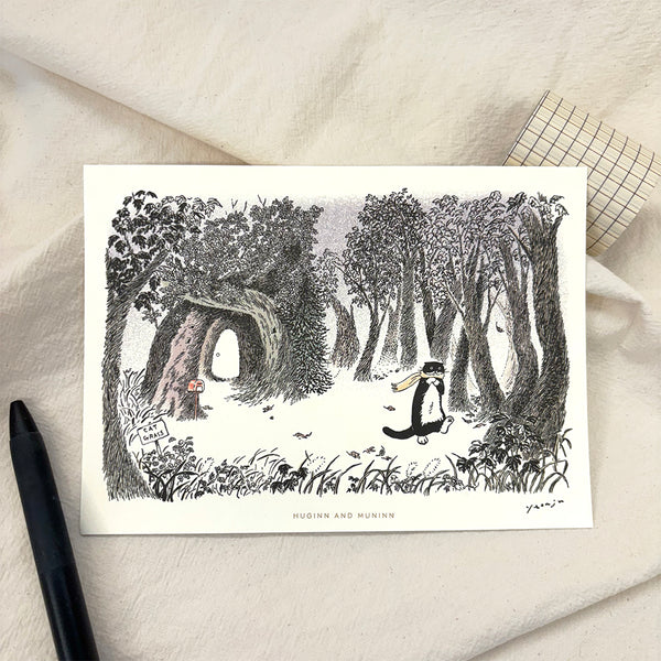 [ Huginn&Muninn ] Postcard - Going out