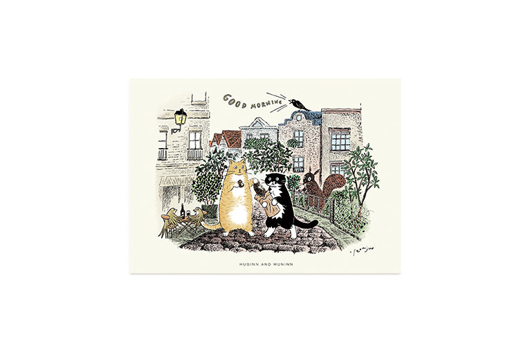 [ Huginn&Muninn ] Postcard - Good morning