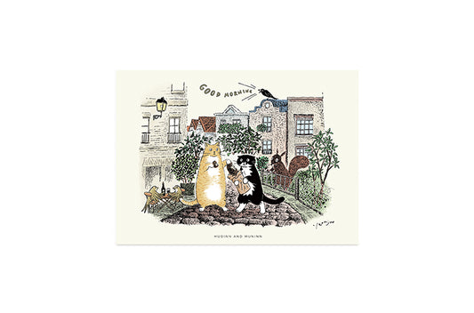 [ Huginn&Muninn ] Postcard - Good morning