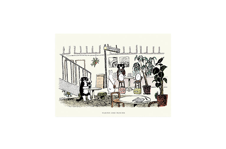 [ Huginn&Muninn ] Postcard - In the lounge