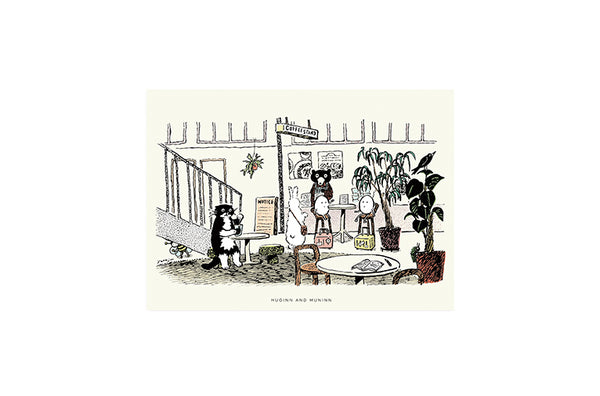 [ Huginn&Muninn ] Postcard - In the lounge