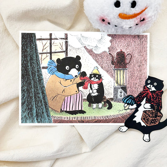 [ Huginn&Muninn ] Postcard - It's cold outside