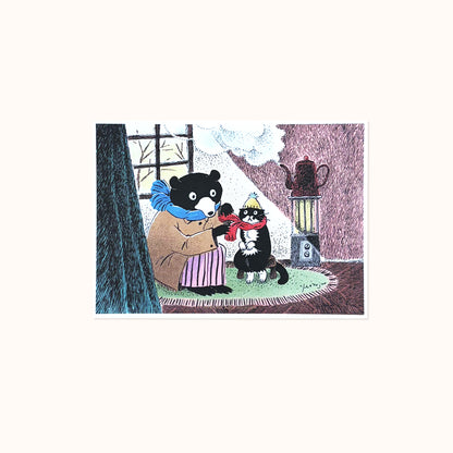 [ Huginn&Muninn ] Postcard - It's cold outside