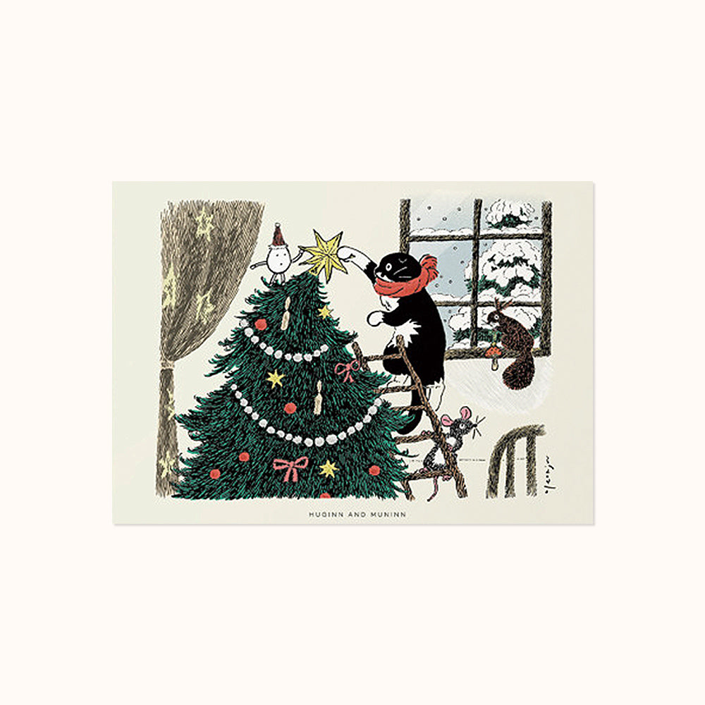 [ Huginn&Muninn ] Postcard - Merry christmas