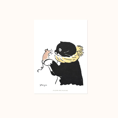 [ Huginn&Muninn ] Postcard - Mo and mouse