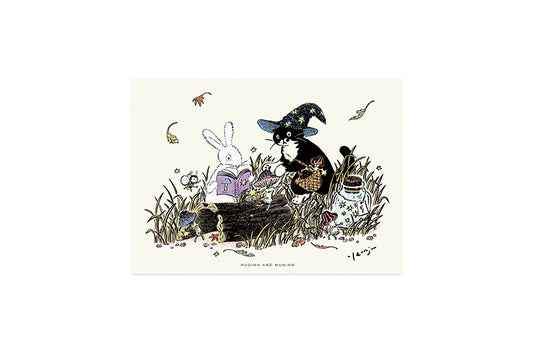 [ Huginn&Muninn ] Postcard - Mushroom01