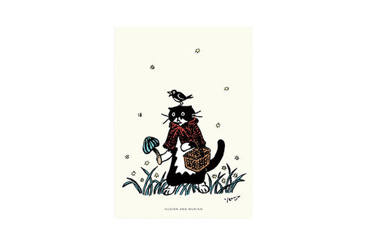 [ Huginn&Muninn ] Postcard - Mushroom02