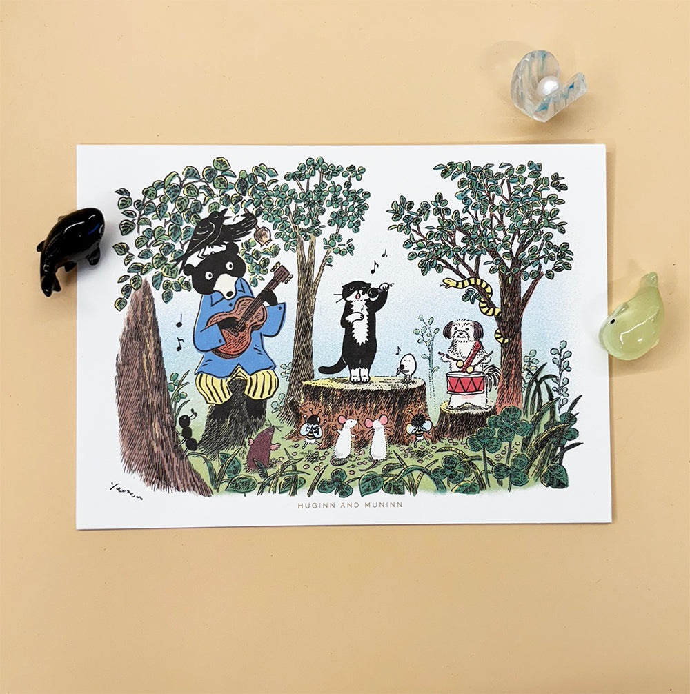 [ Huginn&Muninn ] Postcard - Music band