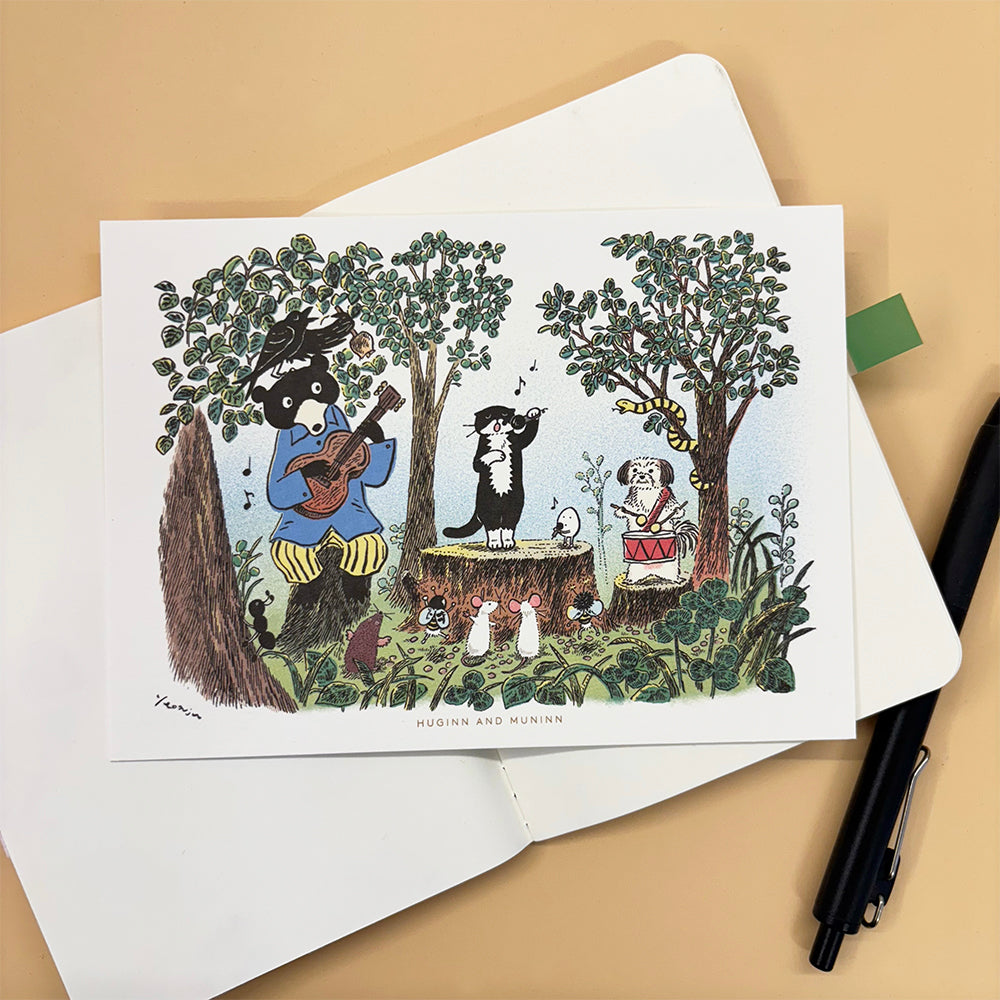 [ Huginn&Muninn ] Postcard - Music band