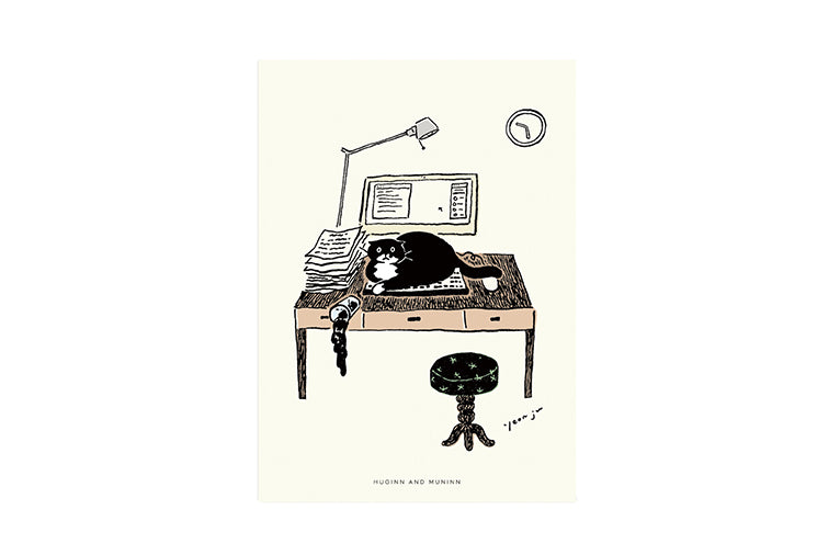 [ Huginn&Muninn ] Postcard - Office mo