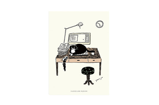 [ Huginn&Muninn ] Postcard - Office mo