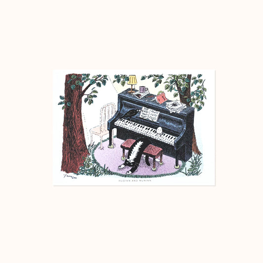 [ Huginn&Muninn ] Postcard - Pianist mo