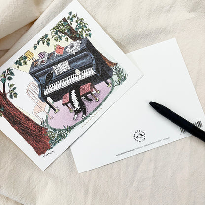[ Huginn&Muninn ] Postcard - Pianist mo