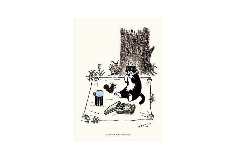 [ Huginn&Muninn ] Postcard - Picnic