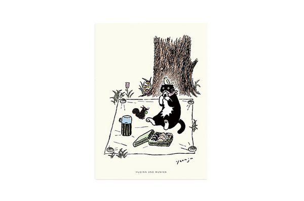 [ Huginn&Muninn ] Postcard - Picnic