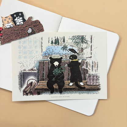 [ Huginn&Muninn ] Postcard - Sauna