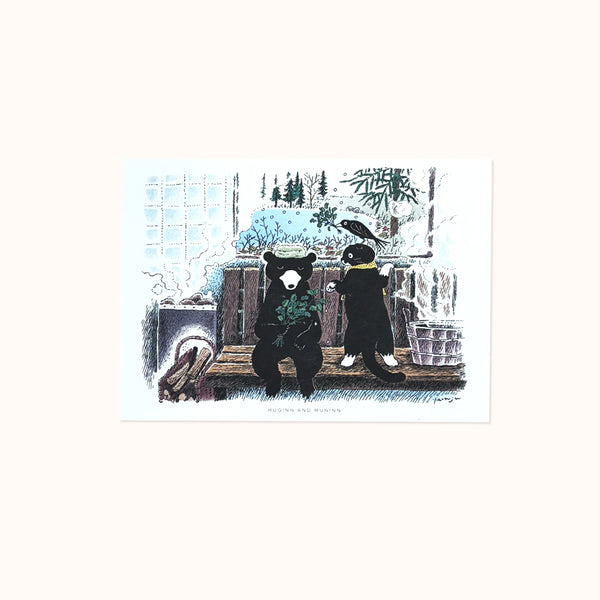 [ Huginn&Muninn ] Postcard - Sauna