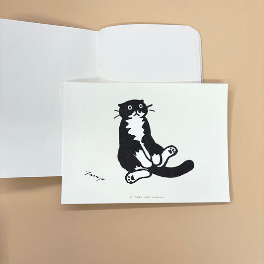 [ Huginn&Muninn ] Postcard - Sitting mo