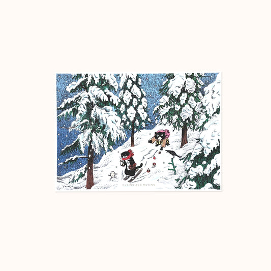 [ Huginn&Muninn ] Postcard - Ski