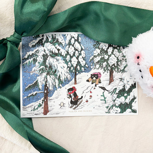 [ Huginn&Muninn ] Postcard - Ski