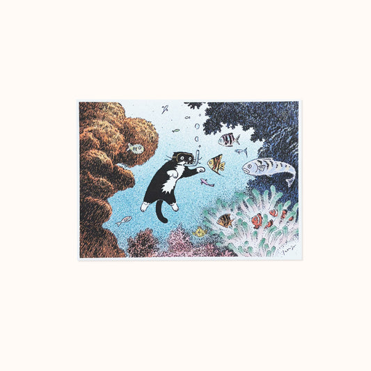 [ Huginn&Muninn ] Postcard - Under the sea