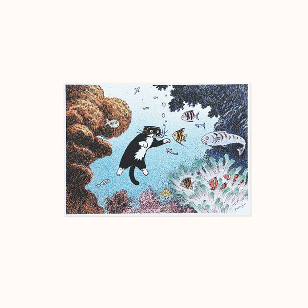 [ Huginn&Muninn ] Postcard - Under the sea