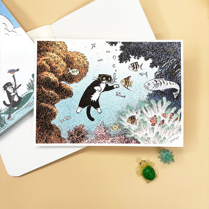 [ Huginn&Muninn ] Postcard - Under the sea
