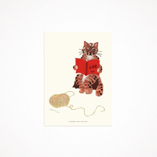 [ Huginn&Muninn ] Postcard - Wild cat