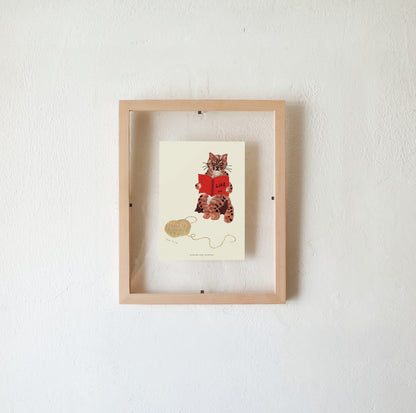 [ Huginn&Muninn ] Postcard - Wild cat